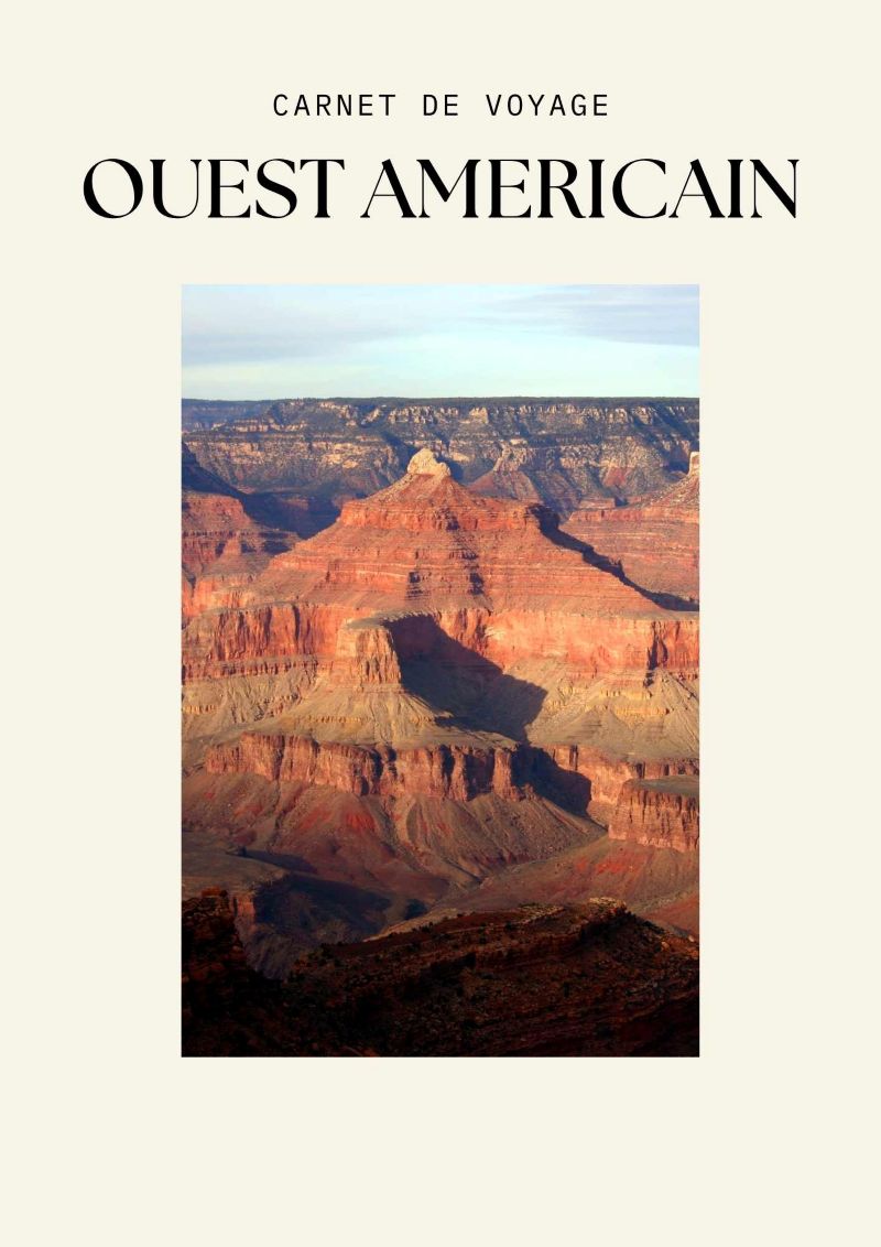 Carnet de voyage sur mesure ouest américain, Grand Canyon